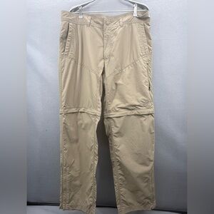 North Face Men’s Zip Off Convertible Nylon Outdoor Hiking Pants Size 36